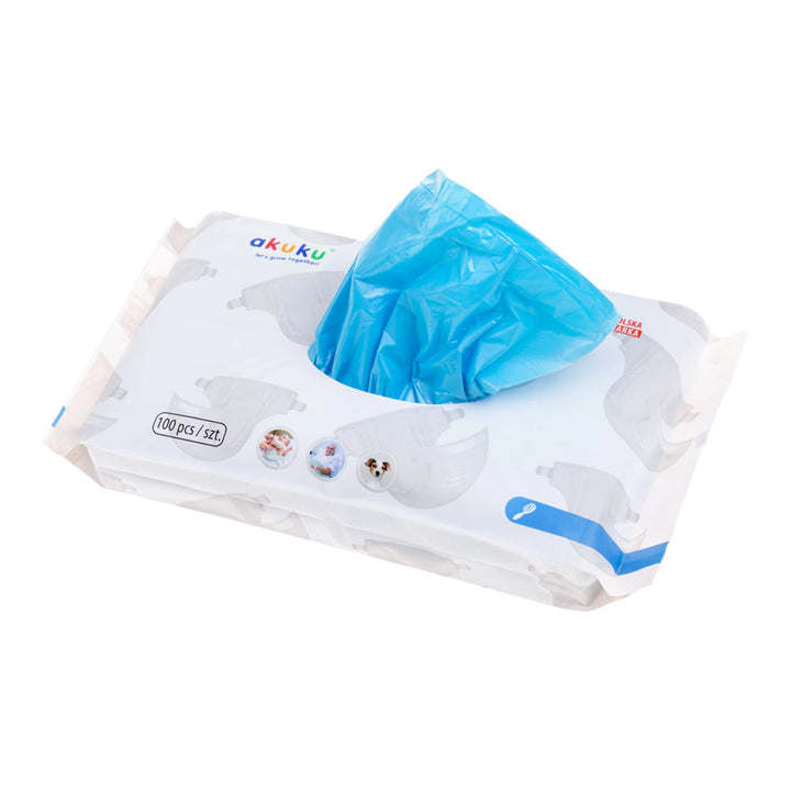Akuku Scented Disposable Nappy Bags (100 Pcs)