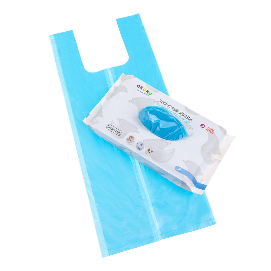 أكياس حفاضات أكوكو المعطرة للاستخدام مرة واحدة (100 قطعة) أكياس حفاضات أكوكو المعطرة للاستخدام مرة واحدة (100 قطعة)