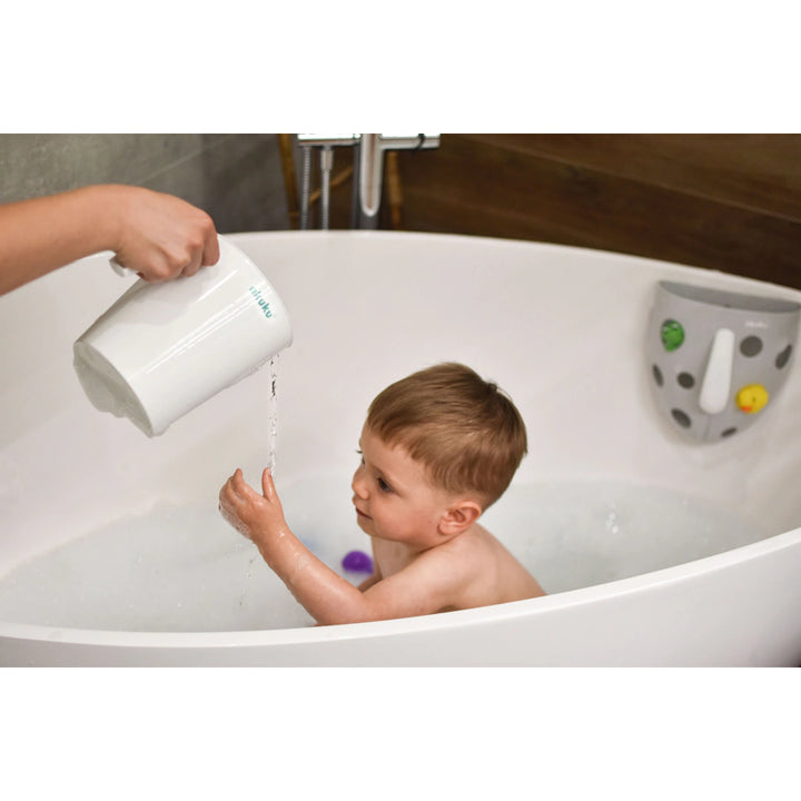 Akuku Shampoo Rinse Cup White/Turquoise