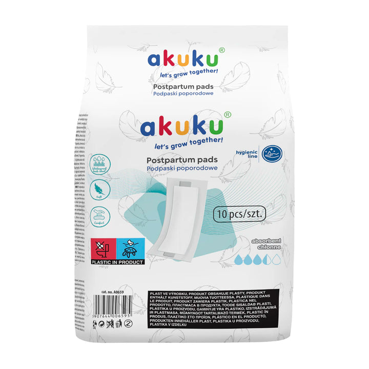 Akuku Postpartum Hygiene Pads (Pack of 10)