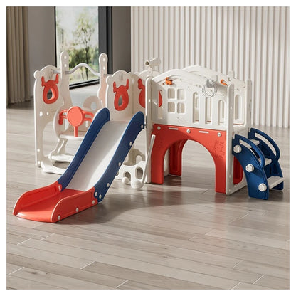 Infinity 4 In 1 Toddler Slide And Swingset (Red/Blue)