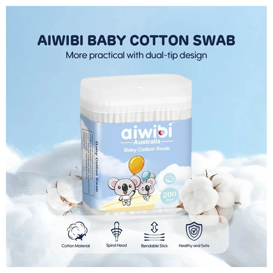 أعواد قطنية لمنتجات العناية بالرضع من أيويبي