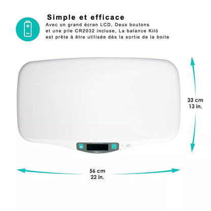 Bbluv Kilo Digital Baby Scale (White)