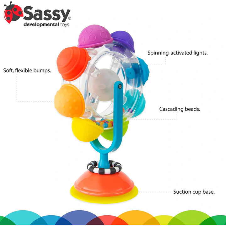 Sassy Light Up Rainbow Reel Tray Toy