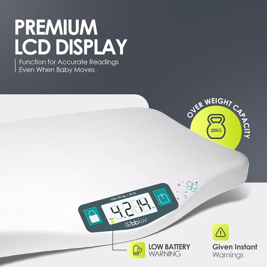 Bbluv Kilo Digital Baby Scale (White)