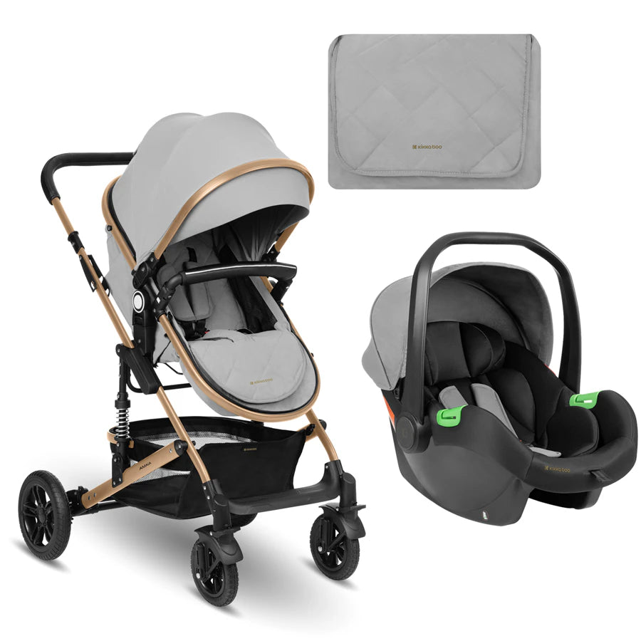 Kikkaboo Stroller 3in1 transf. seat Amaia (Light Grey) 2024