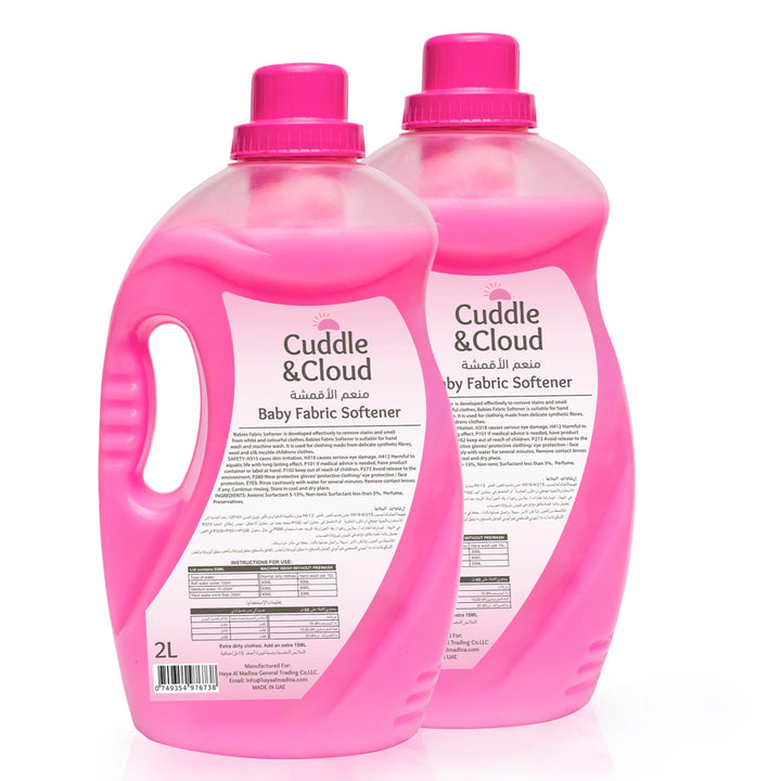 Cuddle & Cloud Baby Fabric Softener 2000ml Pack of 2