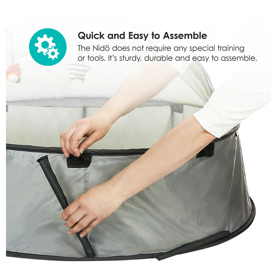 BBLUV Nidö 2-in-1 Travel & Play Tent (0M+)