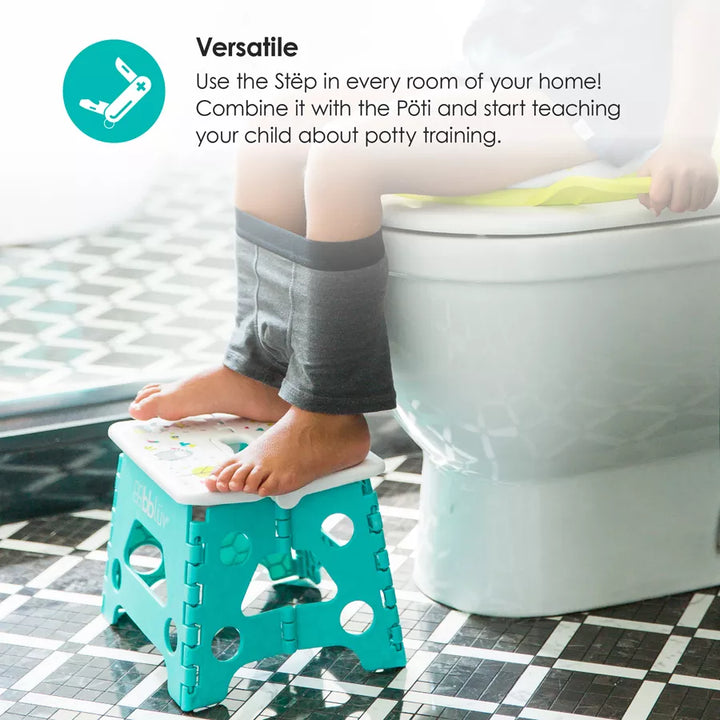 Bbluv Step Foldable Step Stool (Aqua)