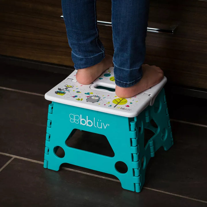 Bbluv Step Foldable Step Stool (Aqua)