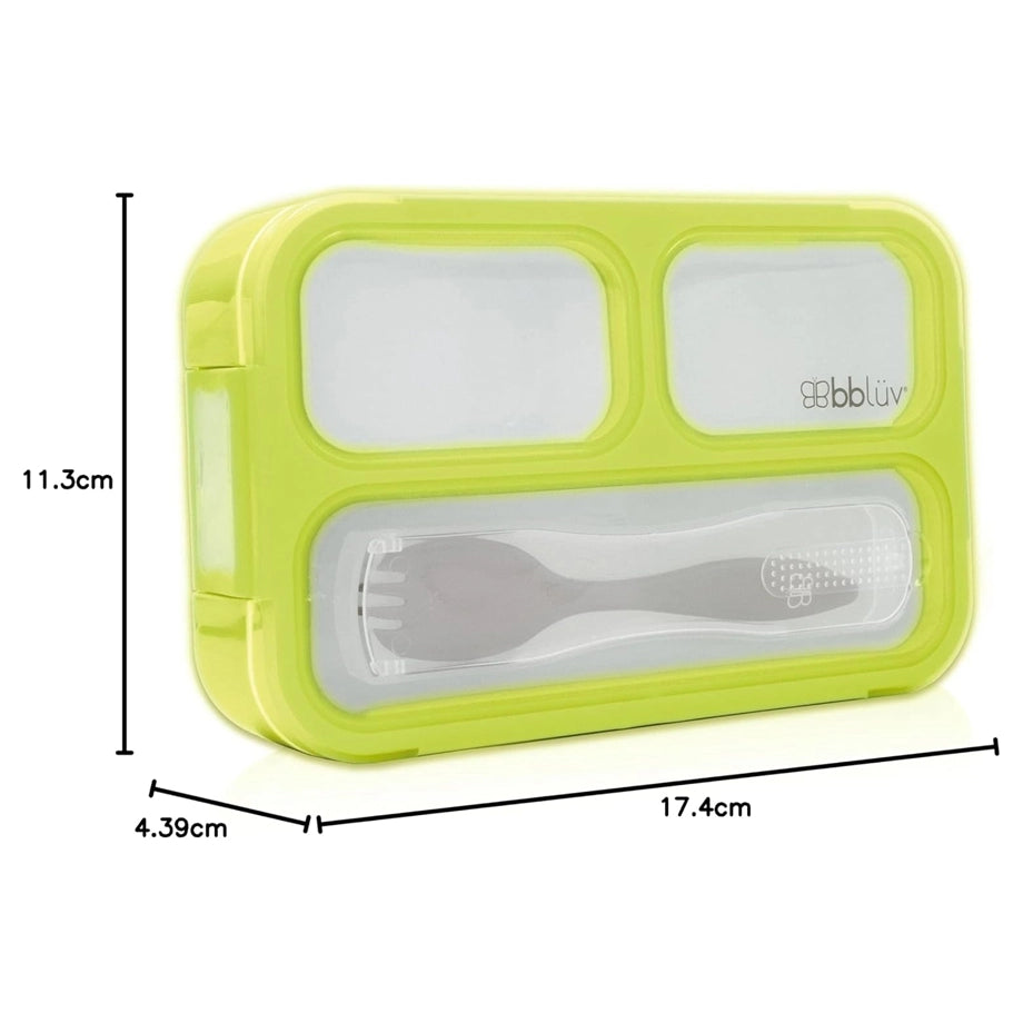 Bbluv Bento Lunch Box (Lime)
