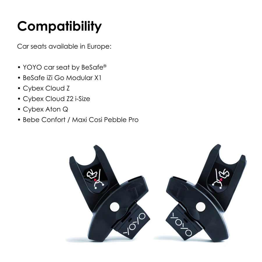 besafe yoyo compatible car seats