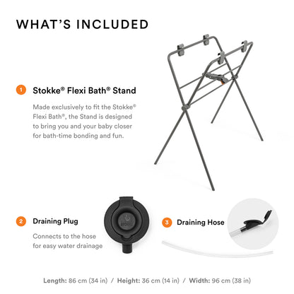 Stokke Flexi Bath Stand (Grey)