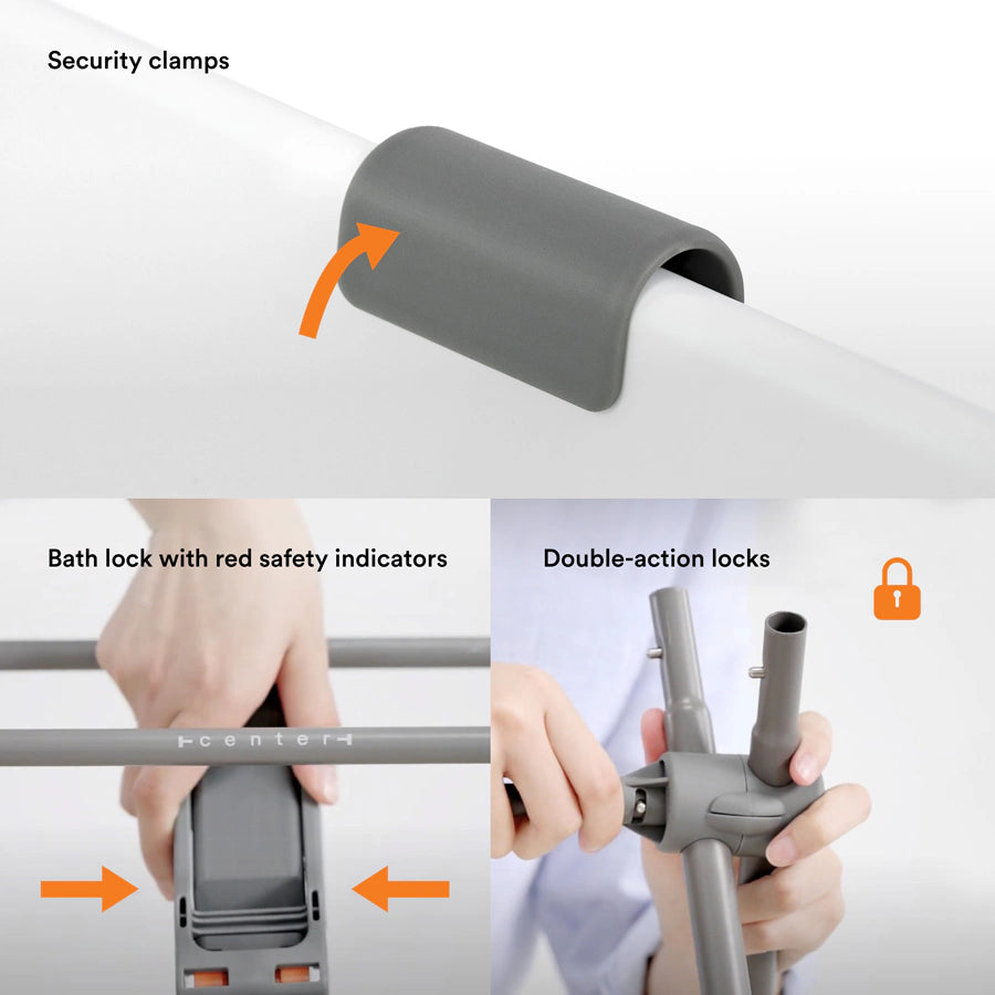 حامل حوض الاستحمام Stokke Flexi (رمادي) حامل حوض الاستحمام Stokke Flexi (رمادي)