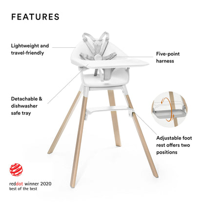 Stokke Clikk Highchair (White)
