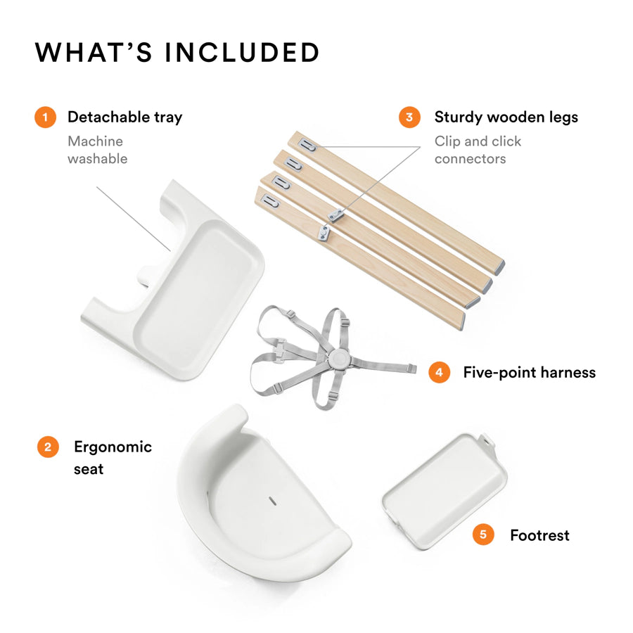Stokke Clikk Highchair (White)