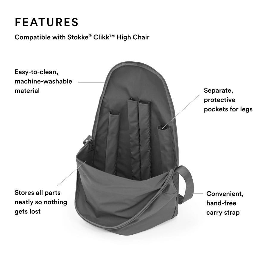 حقيبة السفر Stokke Clikk (رمادي داكن) حقيبة السفر Stokke Clikk (رمادي داكن)
