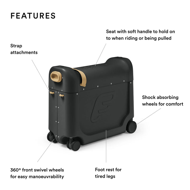 stokke jetkids black Stokke Jetkids Bedbox Luna Eclipse Ride-on Suitcase