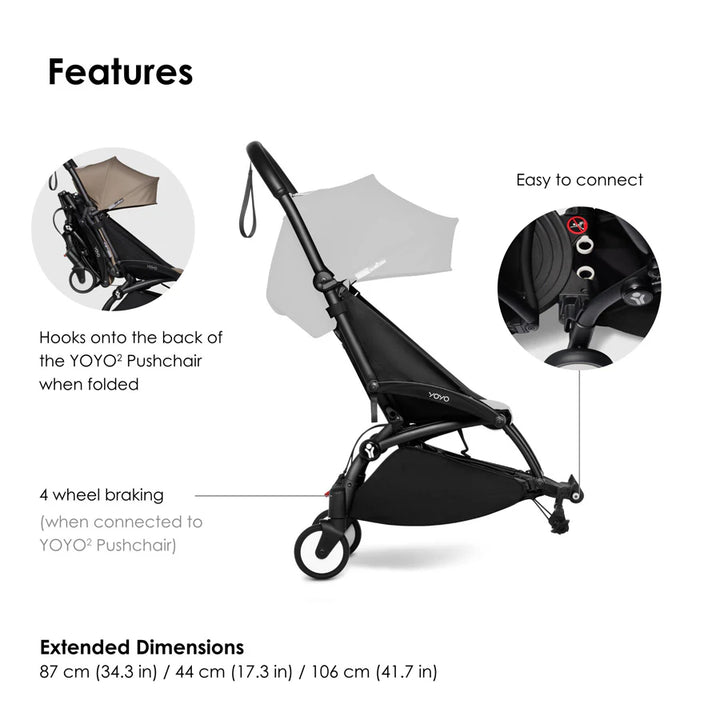 Babyzen YOYO Connect Frame (Black)