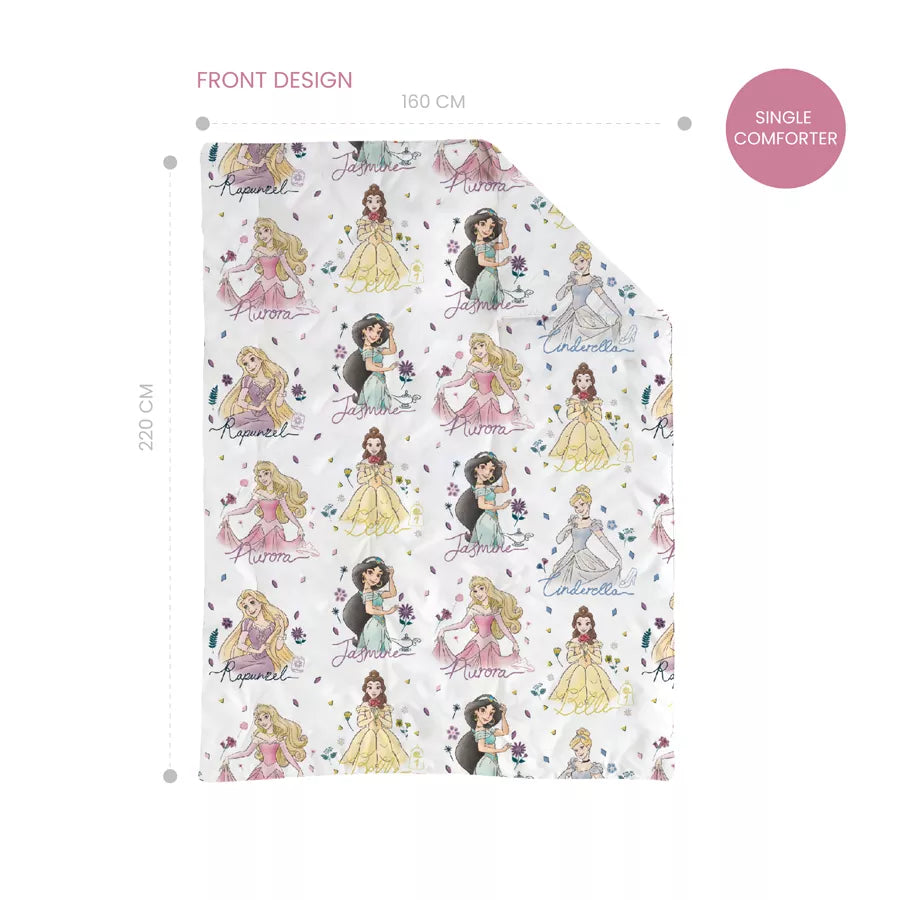 Disney Marvel Single Comforter (Princess) Disney Marvel Single Comforter (Princess)