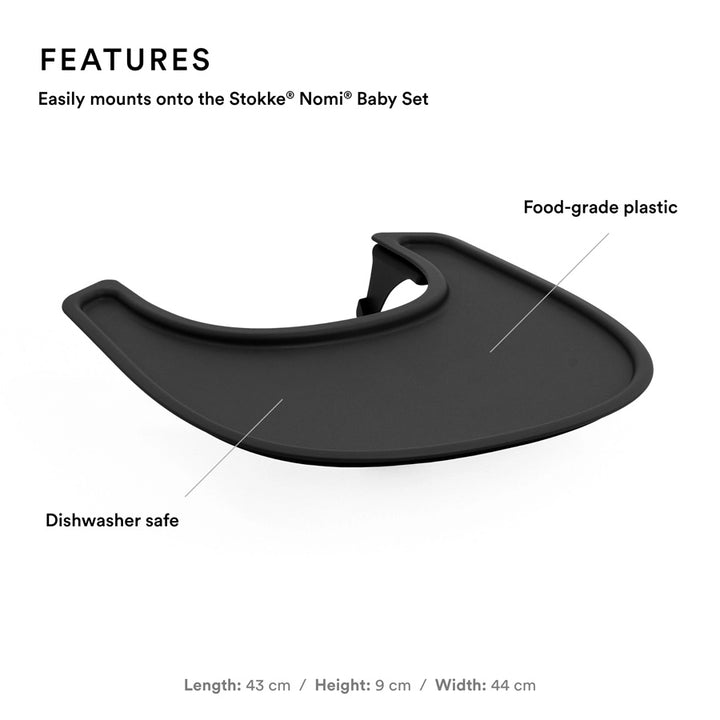 stokke 20 off Stokke Nomi Tray in Black