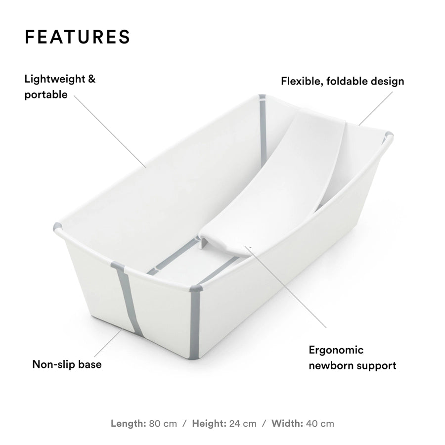 Stokke Flexi Bath X Large Bundle (White)