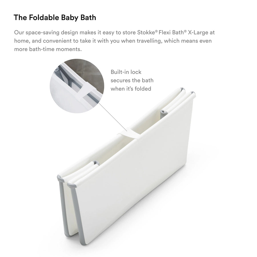 Stokke Flexi Bath X Large Bundle (White)