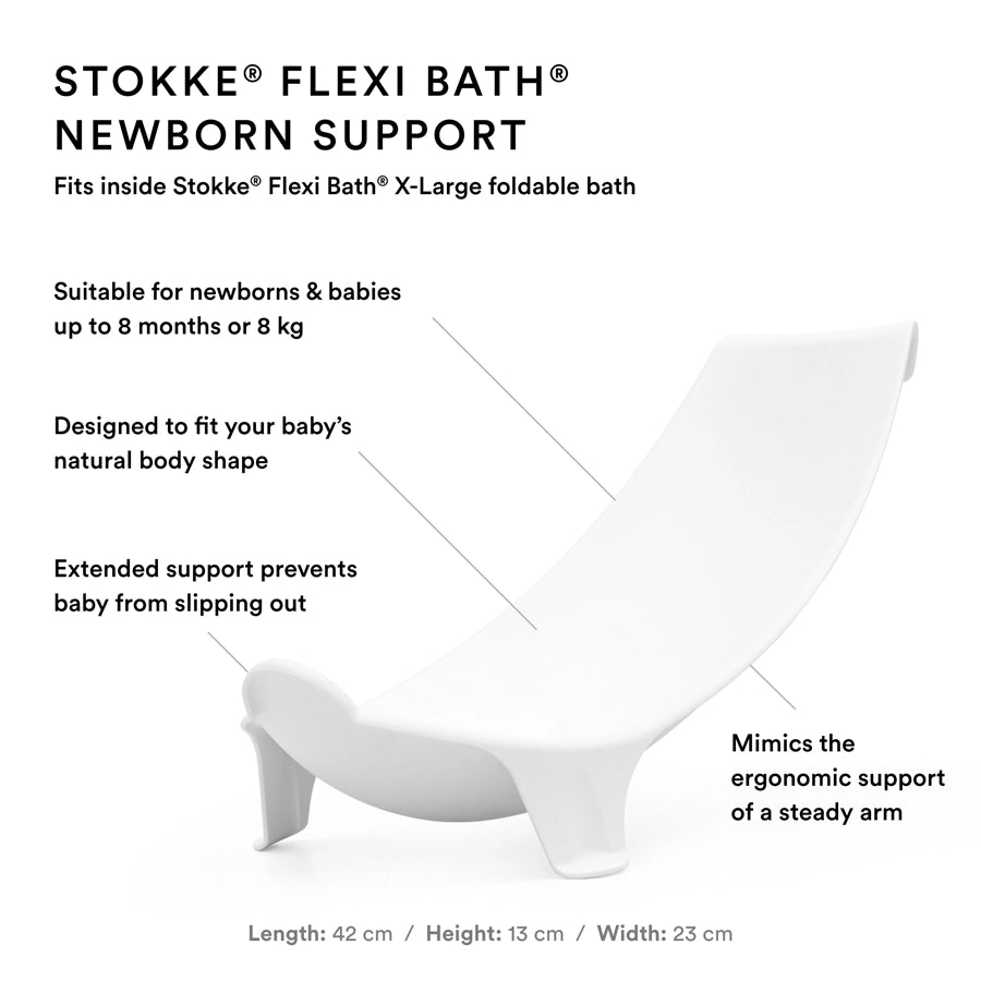 Stokke Flexi Bath X Large Bundle (White)