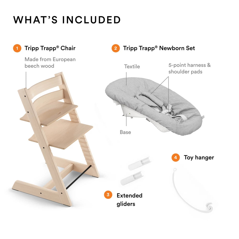كرسي Stokke Tripp Trapp طبيعي كرسي Stokke Tripp Trapp طبيعي