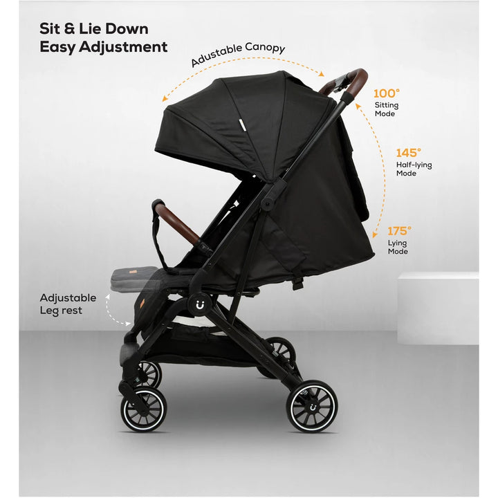 Nurtur Aspen Baby Stroller (Black)