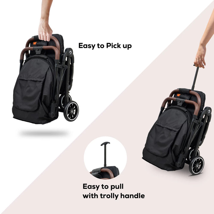 Nurtur Aspen Baby Stroller (Black)
