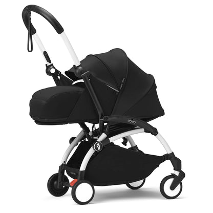 Stokke YOYO³ 0+ Stroller - White Frame with Newborn Pack