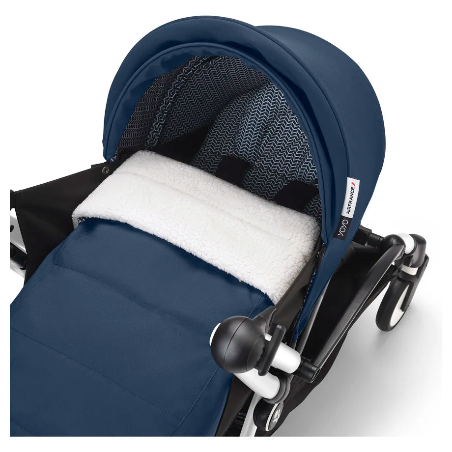 Stokke YOYO³ 0+ Stroller - White Frame with Newborn Pack
