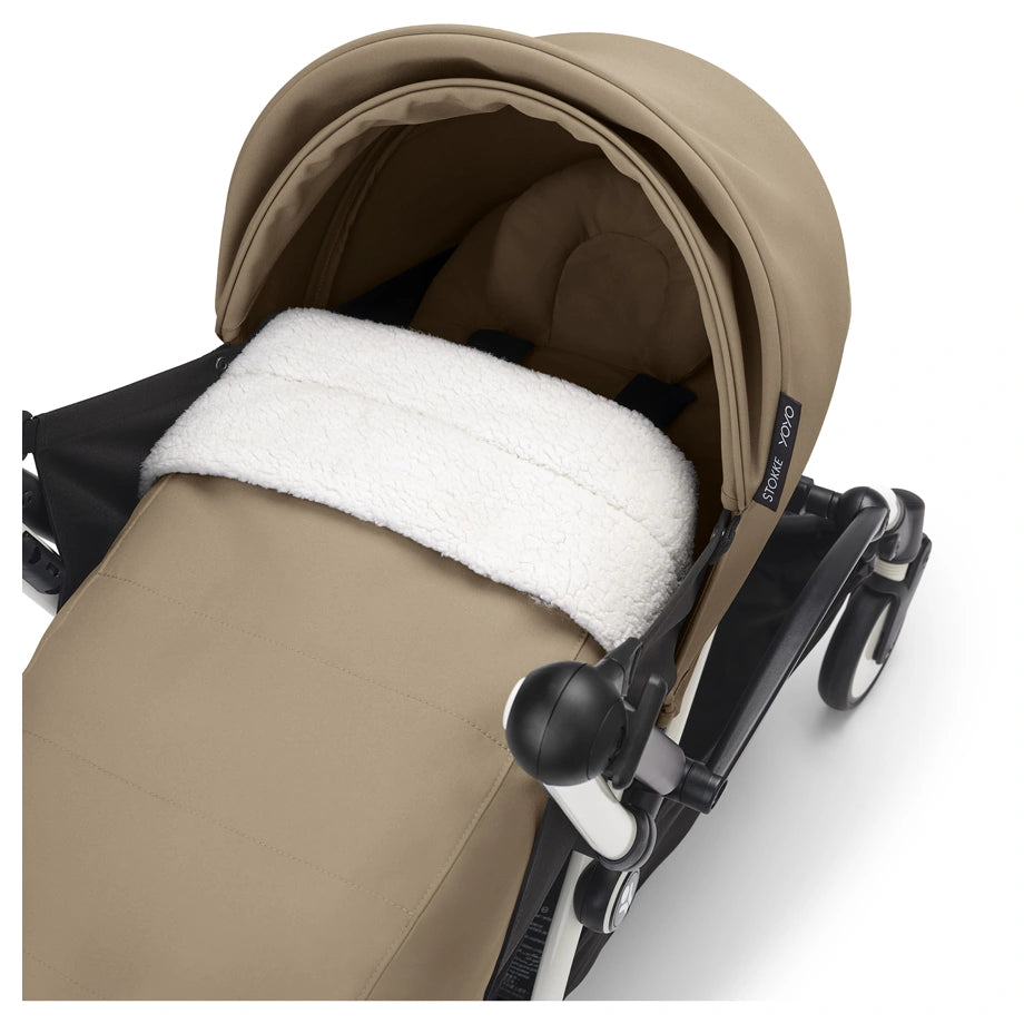 Stokke YOYO³ 0+ Stroller - White Frame with Newborn Pack
