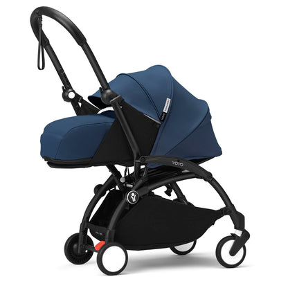 Stokke YOYO³ 0+ Stroller - Black Frame with Newborn Pack