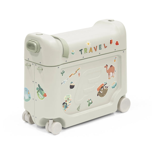 stokke jetkids qatar airways Bedbox - Sky Blue Travel Solution Bassinet Mattress Pad Cover Collection: DC Comics on suitcase is for Color:Style-1