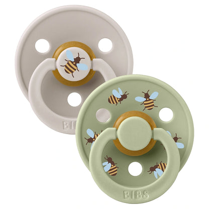 BIBS Pacifier Studio Colour 2 Pack Bumblebee Latex Size 1
