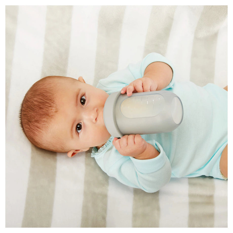 Boon NURSH 8oz Bottle 3pk (Gray Multi) Boon NURSH 8oz Bottle 3pk (Gray Multi)