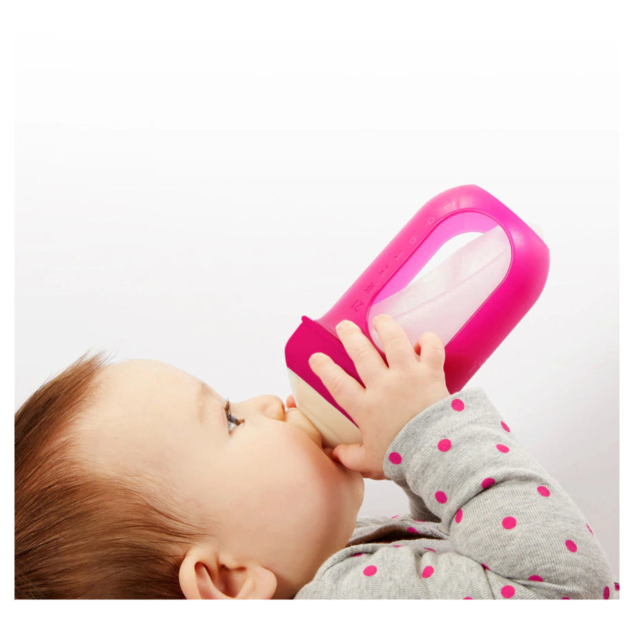 Boon NURSH 8oz Bottle 3pk (Pink Multi) Boon NURSH 8oz Bottle 3pk (Pink Multi)