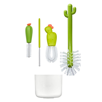 Boon Cacti Bottle Cleaning Brush Pack of 4 (Green)