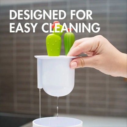 Boon Cacti Bottle Cleaning Brush Pack of 4 (Green)