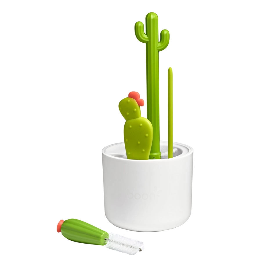 Boon Cacti Bottle Cleaning Brush Pack of 4 (Green)
