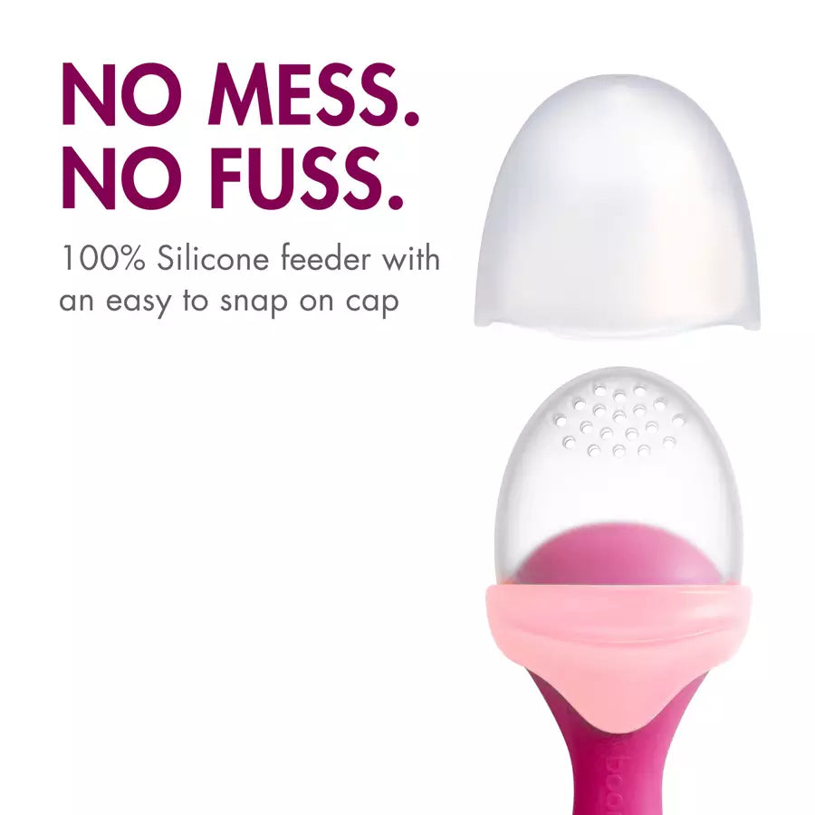 Boon Pulp Silicone Feeder (Pink/Wine) Boon Pulp Silicone Feeder (Pink/Wine)