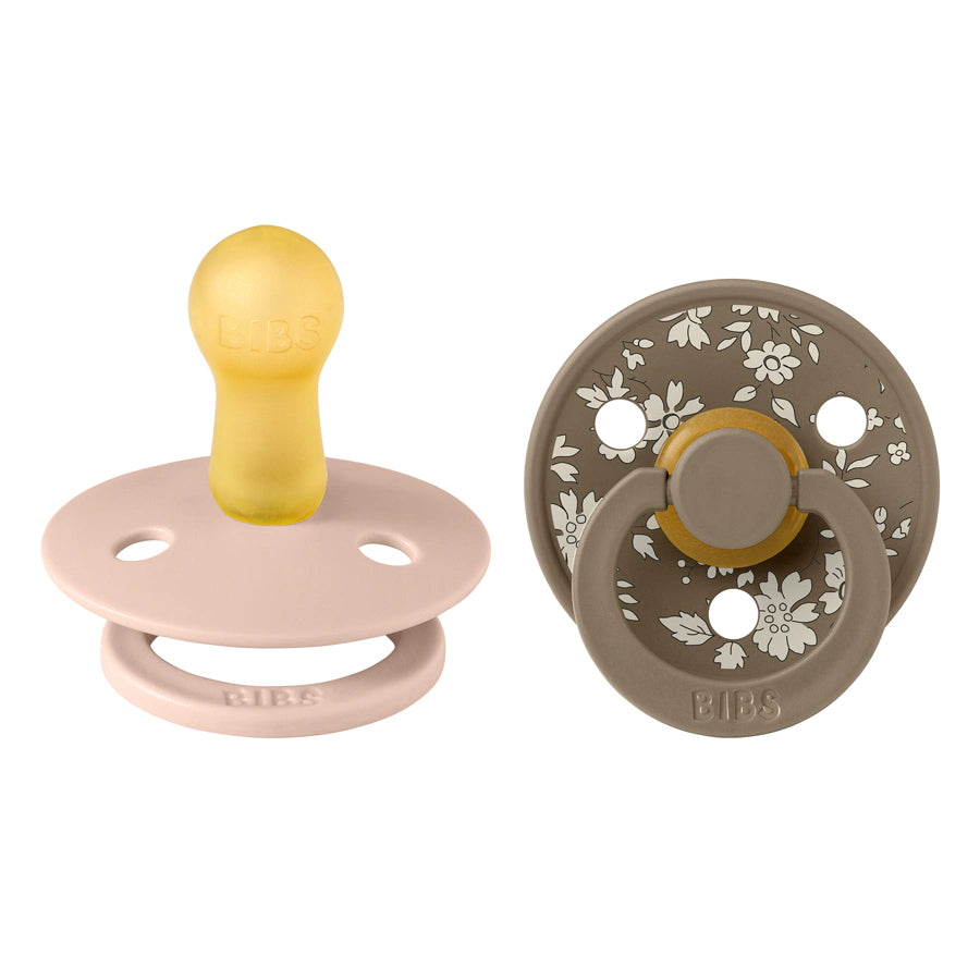 Bibs Liberty Colour Capel Latex Size 2 Pack of 2 (Blush Mix)