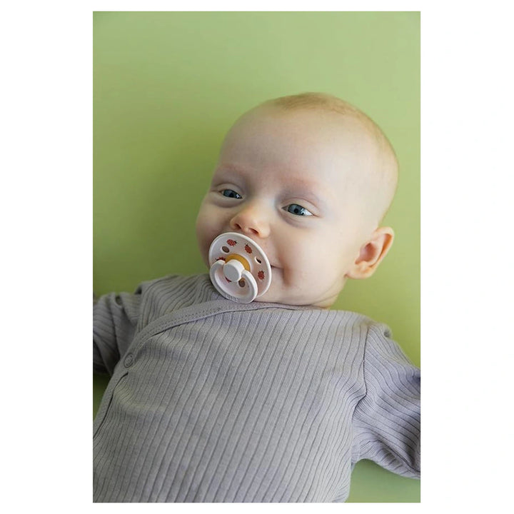 Bibs Pacifier Studio Colour Ladybug Latex 2 Pack Size 1 (Violet Sky Mix)