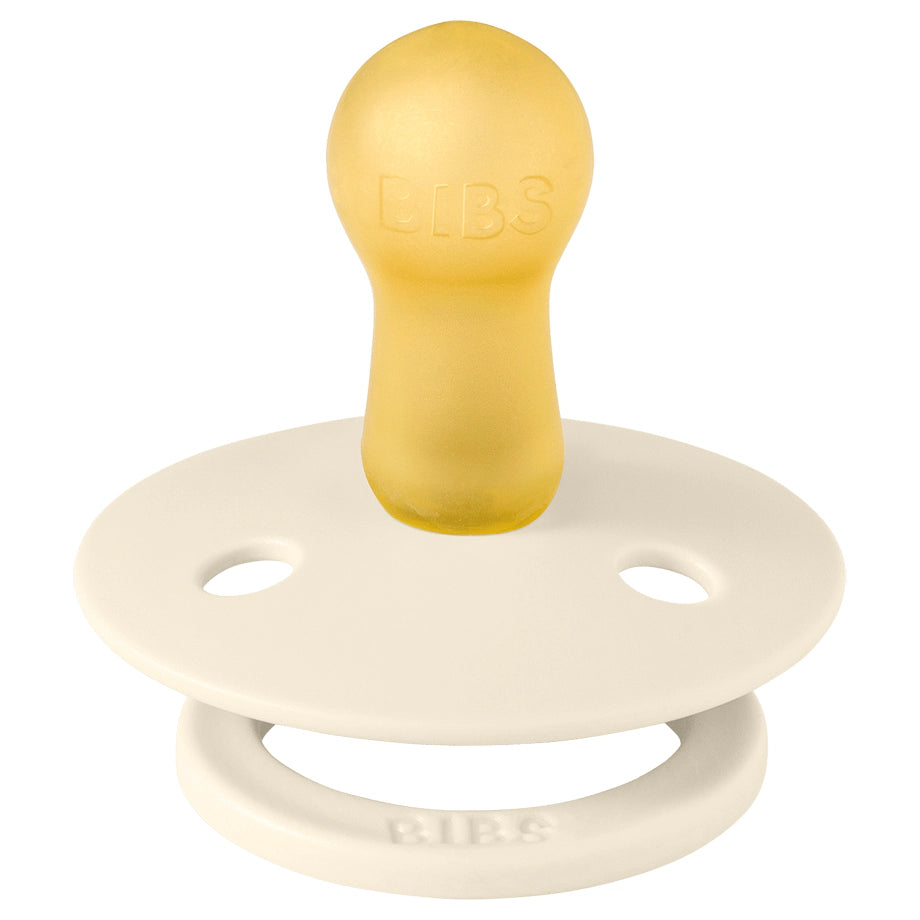 BIBS Colour Pacifier Studio 2-Pack Bumblebee Latex Size 2 (Ivory Mix)