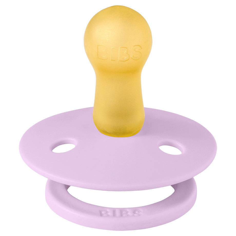 BIBS Colour Pacifier Studio 2-Pack Ladybug Latex Size 2 (Violet Sky Mix)