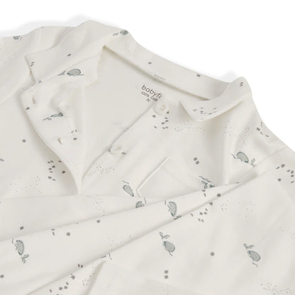Babyfits Organic Cotton Pyjama Set Collar under Water
