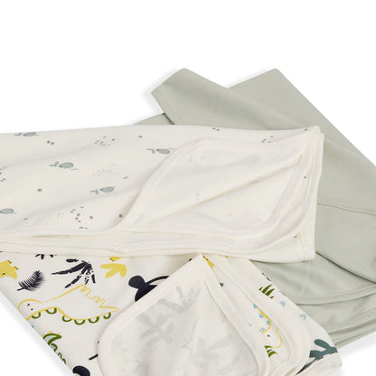 Babyfits Organic Cotton Blankets Dino Pack of 3 (70 x 70cm)