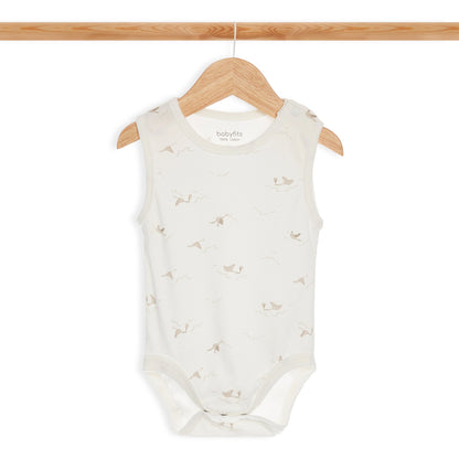Baby Fits Organic Bamboo Bodysuits Birds Pack of 5